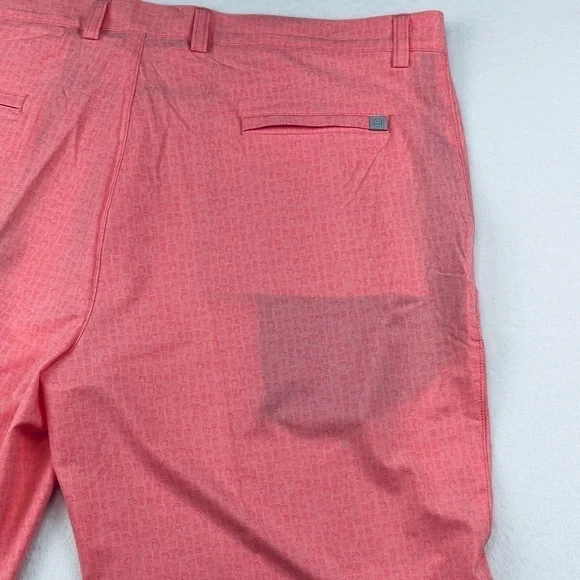 Peter Millar Golf Shorts Men’s 40 Pink Cocktail Shackleford Crown Sports Active - Picture 9 of 13
